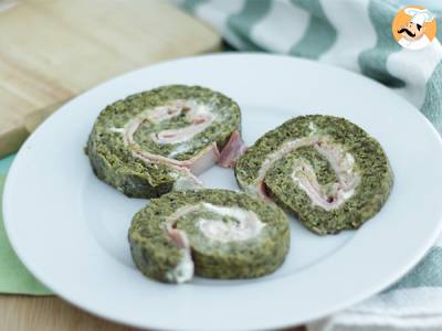 Recept Spinazie, ham en verse kaas rolletjes