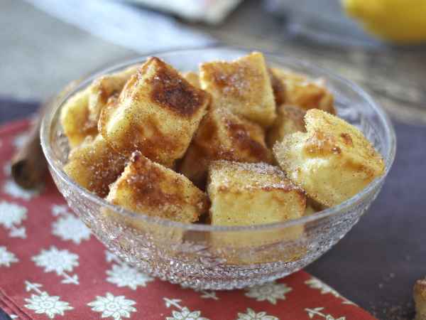 Recept Gefrituurde melk in een airfryer. het traditionele dessert met minder olie en dezelfde smaak als altijd.