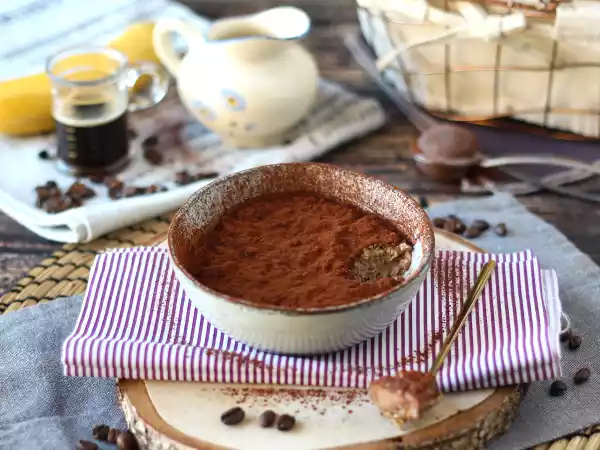 Recept Overnight oats met tiramisu smaak, het perfecte koffie en cacao ontbijt!