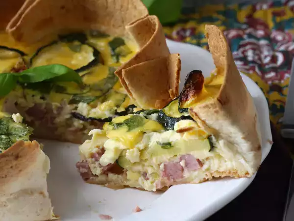 Recept Een quiche zonder deeg met een tortilla? het kan! een licht recept dat perfect is voor de zomer!