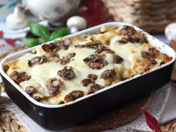 Recept Pasta uit de oven met champignons: het perfecte romige en smeuïge recept voor de herfst