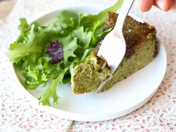 Recept Quiche zonder deeg met spinazie en gouda