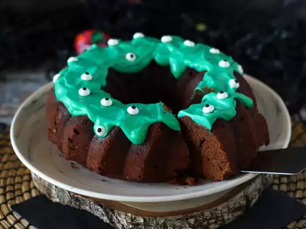 Recept Halloween-bundtcake met een duivels lekkere glazuurlaag