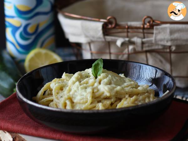 Romige pasta met courgettes en Griekse yoghurt - Voorbereiding stap 8