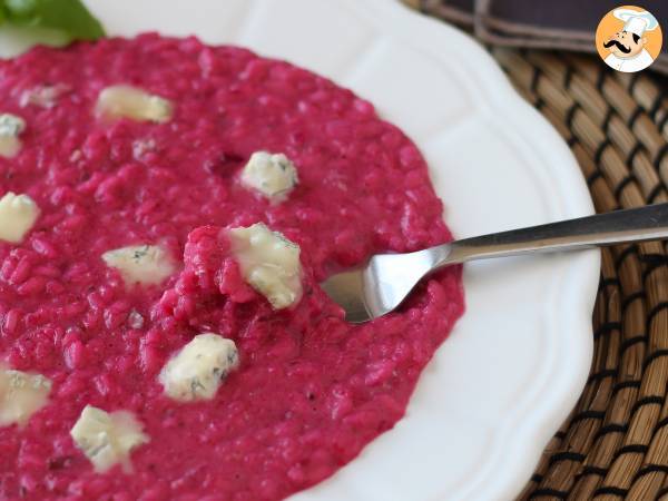 Risotto met biet en gorgonzola: een explosie van kleur en intense smaken - Voorbereiding stap 8