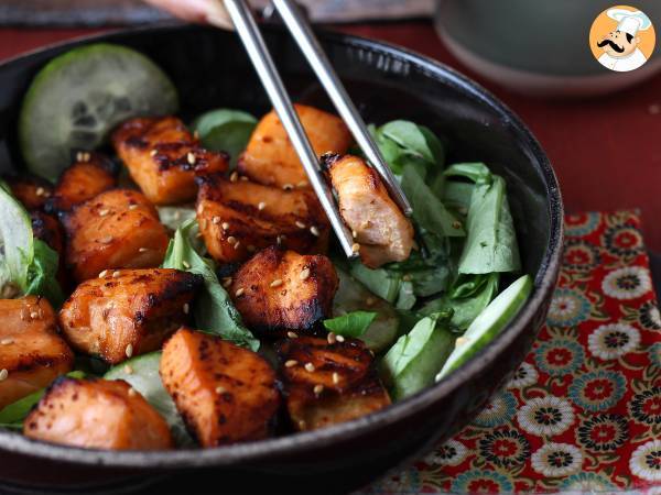 Air fryer zalmhapjes met een Aziatische marinade - Voorbereiding stap 4