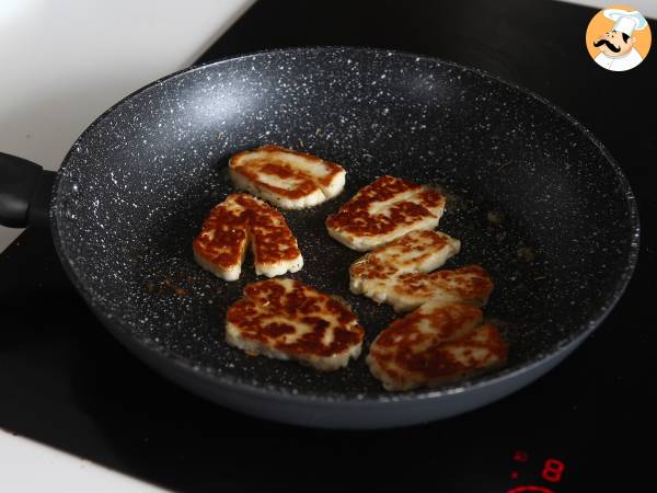 Gyros met halloumi, een vegetarische versie van het Griekse broodje! - Voorbereiding stap 5