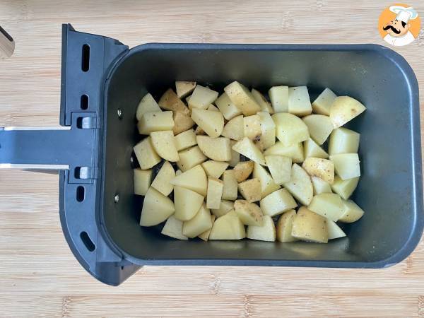 Aardappelen in de friteuse - Voorbereiding stap 3