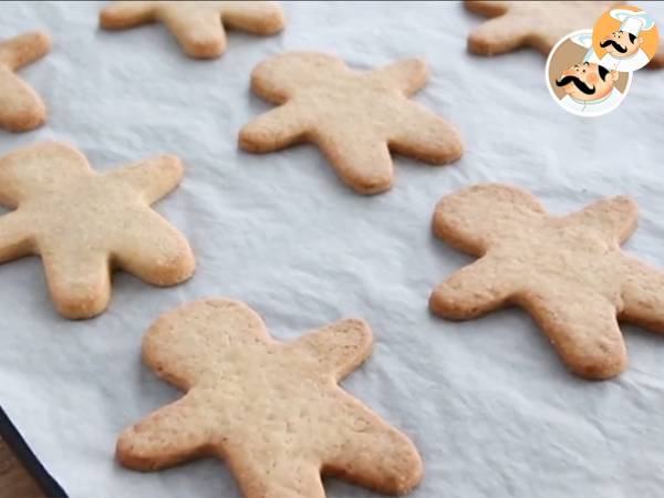 Koekjes van zandkoekjes - Peperkoekmannetjes - Voorbereiding stap 5