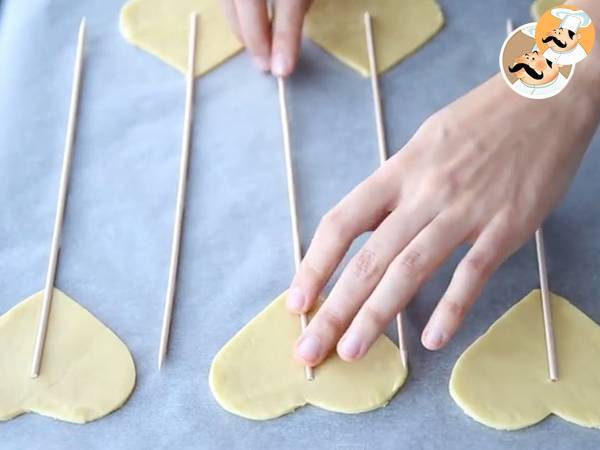 Hartvormige Pie Pops voor Valentijnsdag - Voorbereiding stap 2