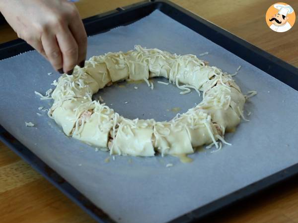 Zalm en mosterd bladerdeeg - Voorbereiding stap 10