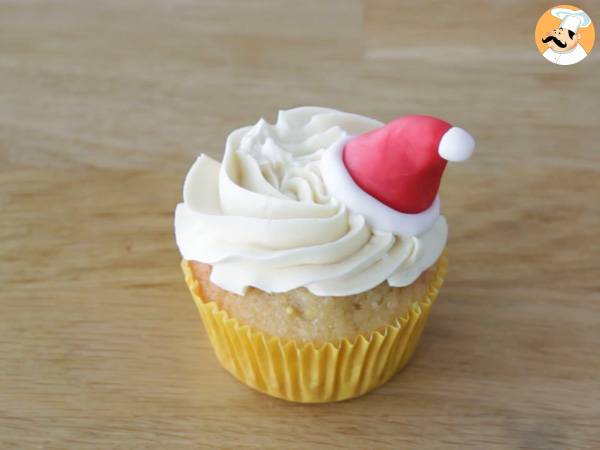 Cupcakes versierd voor Kerstmis - Voorbereiding stap 17