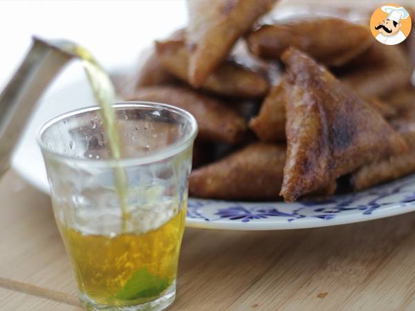 Briouats met amandelen, kleine oosterse gebakjes - Voorbereiding stap 9