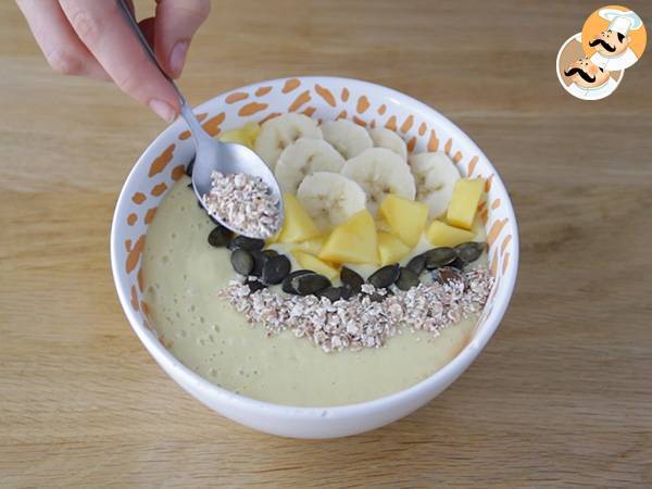 Smoothie bowl van mango en banaan - Voorbereiding stap 3