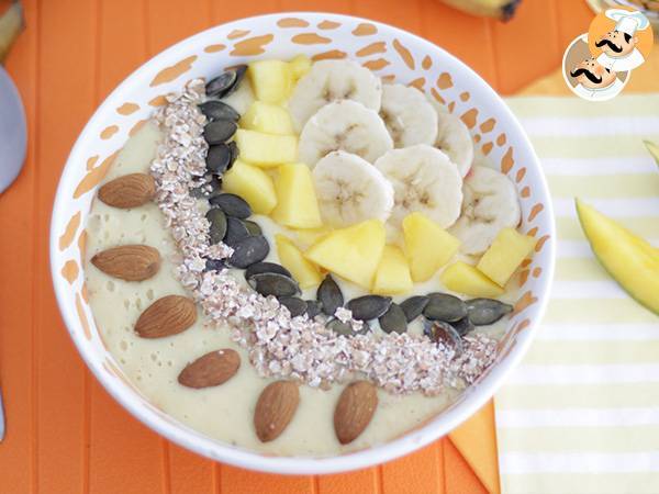 Smoothie bowl van mango en banaan - Voorbereiding stap 4