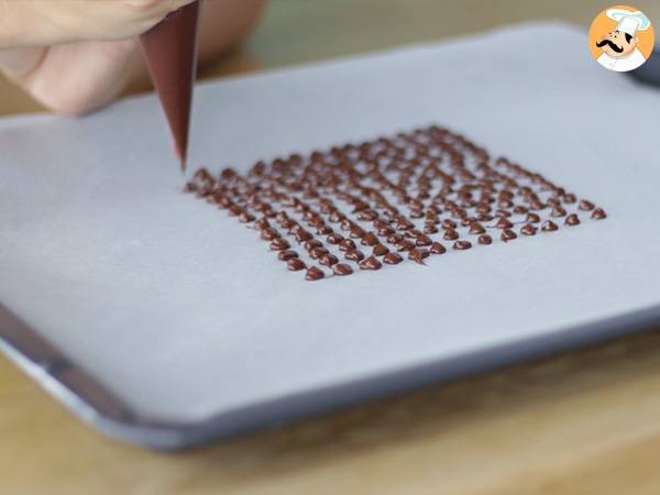 Zelfgemaakte chocoladechips - Voorbereiding stap 4