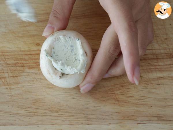 Gevulde champignons als aperitief - Voorbereiding stap 2