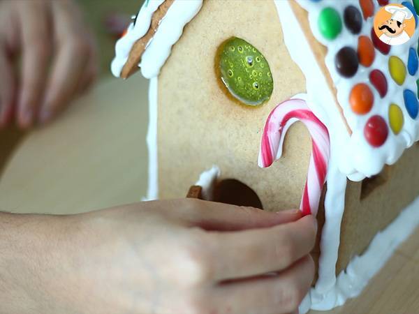 Peperkoekhuisje voor Kerstmis - Voorbereiding stap 11