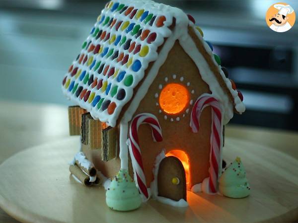 Peperkoekhuisje voor Kerstmis - Voorbereiding stap 14