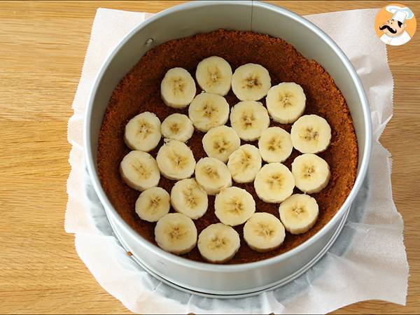 Banoffee, banaan- en karameltaart - Voorbereiding stap 2