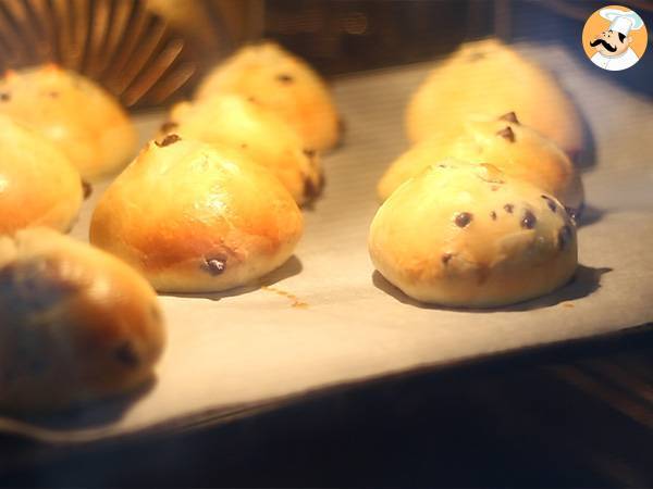 Chocoladebroodjes met chocolade stukjes - Voorbereiding stap 10