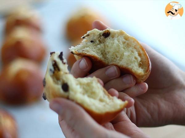 Chocoladebroodjes met chocolade stukjes - Voorbereiding stap 11