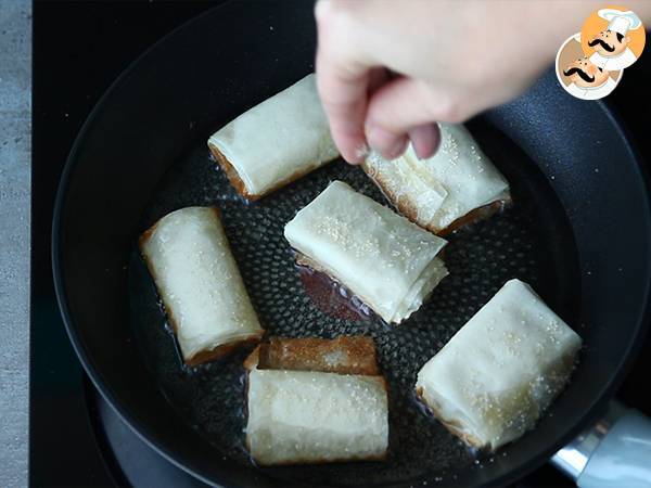 Croustillants van banaan met filodeeg - Voorbereiding stap 5