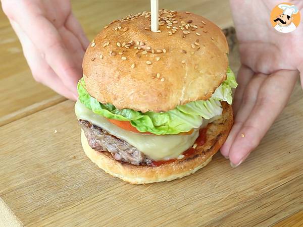 Snelle en makkelijke zelfgemaakte hamburger - Voorbereiding stap 6