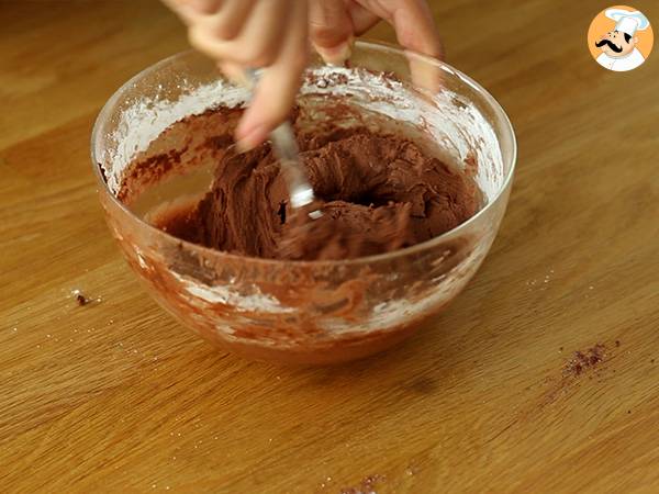 Weens zandkoekje met cacao - Voorbereiding stap 3