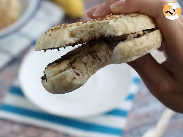 Chocolade-banaan bagel - Voorbereiding stap 4