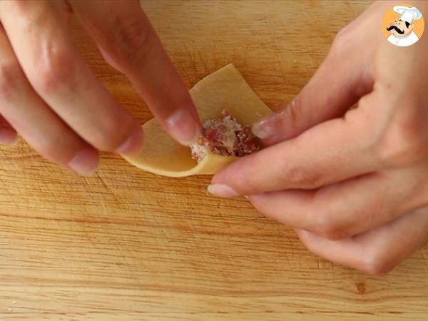 Tortellini met parmezaan, ham en basilicum - Voorbereiding stap 6