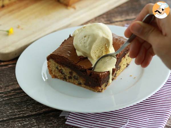 Koekjes- en brownietaart perfect als tussendoortje! - Voorbereiding stap 8