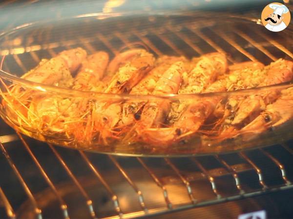 Garnalen uit de oven met knoflook en kruiden - Voorbereiding stap 4