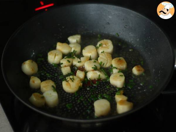 Risotto van sint-jakobsschelpen met saffraan - Voorbereiding stap 5