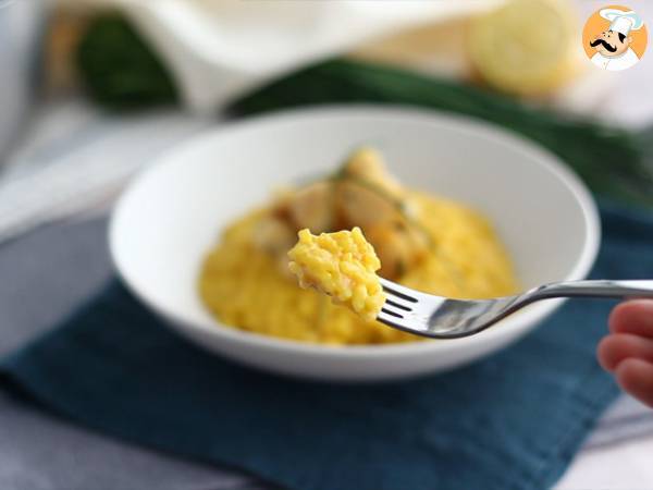 Risotto van sint-jakobsschelpen met saffraan - Voorbereiding stap 7