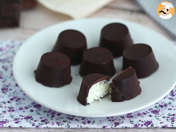 Chocolaatjes met kokosvulling in bounty-stijl - Voorbereiding stap 5