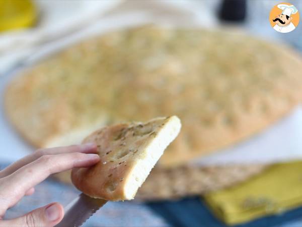 Focaccia, Italiaans brood met rozemarijn - Voorbereiding stap 8