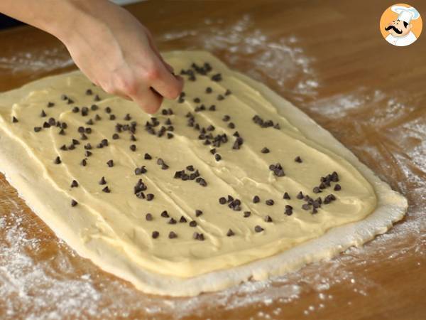 Chinese brioche met custard en chocoladeschilfers - Voorbereiding stap 7