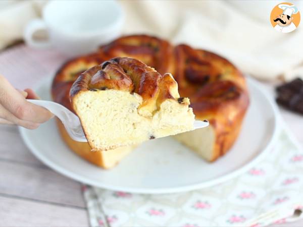 Chinese brioche met custard en chocoladeschilfers - Voorbereiding stap 11