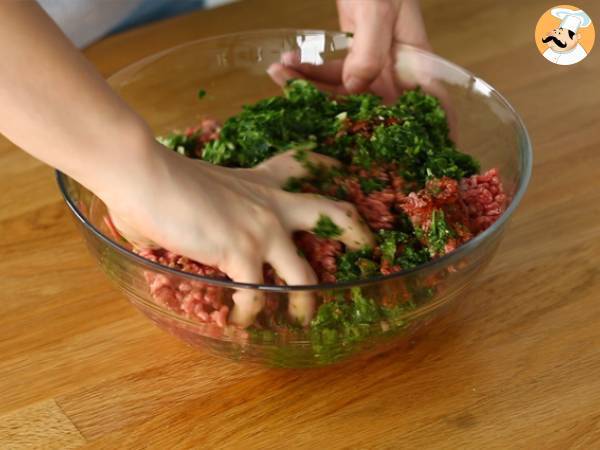 Tajine van kefta (gehaktballetjes met specerijen en kruiden) - Voorbereiding stap 4