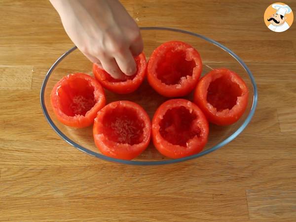 Snel en makkelijk gevulde tomaten - Voorbereiding stap 4