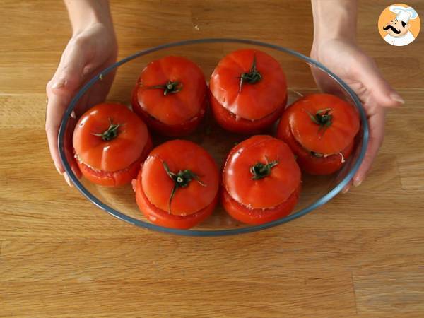 Snel en makkelijk gevulde tomaten - Voorbereiding stap 6