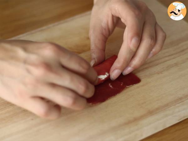 Bündnervlees rolletjes met Chavroux - Voorbereiding stap 3