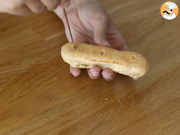 Chocolade éclairs (stap-voor-stap instructies) - Voorbereiding stap 11