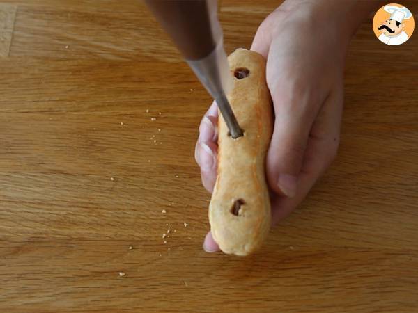 Chocolade éclairs (stap-voor-stap instructies) - Voorbereiding stap 12