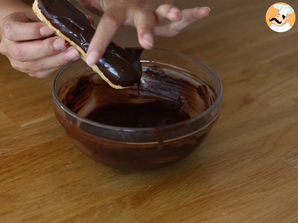 Chocolade éclairs (stap-voor-stap instructies) - Voorbereiding stap 13