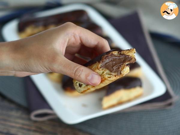 Chocolade éclairs (stap-voor-stap instructies) - Voorbereiding stap 14