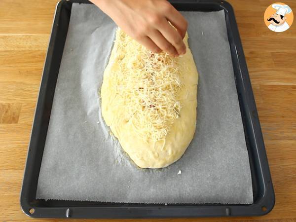 Fougasse met spek en uien - Voorbereiding stap 9