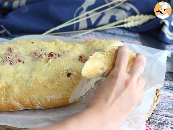 Fougasse met spek en uien - Voorbereiding stap 11