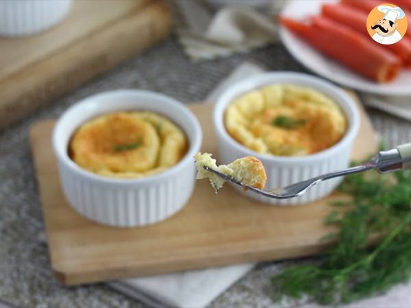 Soufflés van gerookte zalm en verse kaas - Voorbereiding stap 6